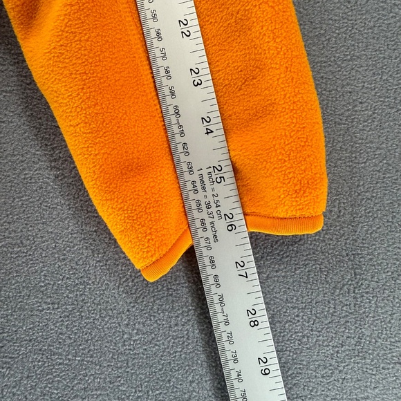 Uniqlo Jacket Womens Extra Large Orange Fleece Full Zip Long Sleeve Lightweight - Picture 8 of 14